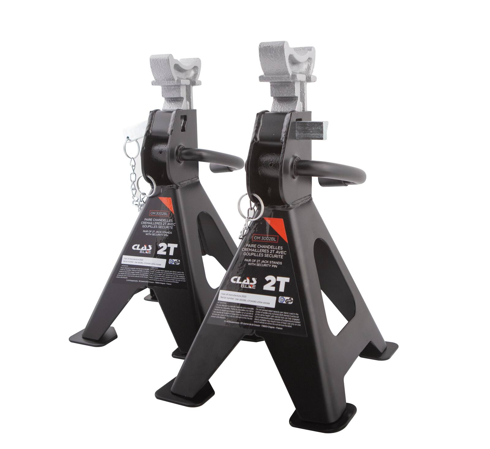 Krik mbajtes peshe 2T me kunja sigurie – CLAS