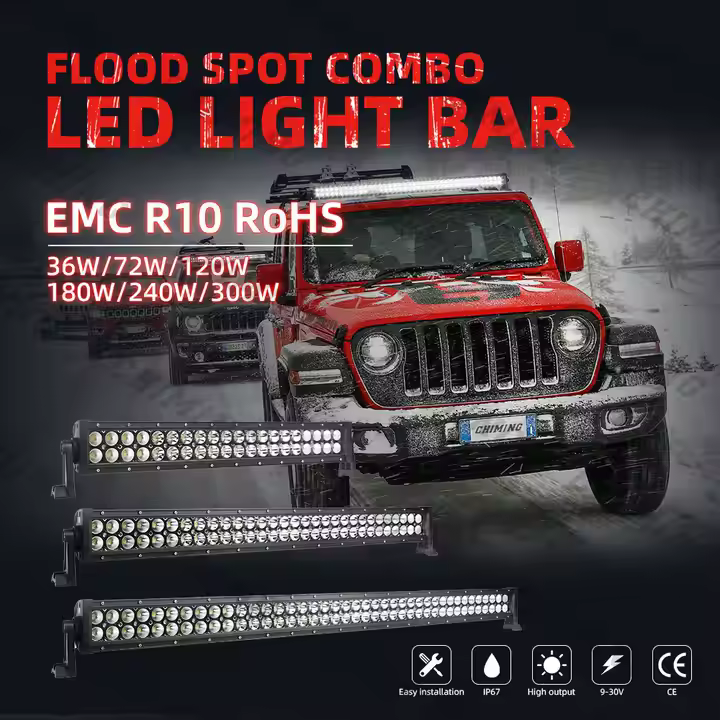 10/16/24/34/44/53 Inch 12V LED Bar